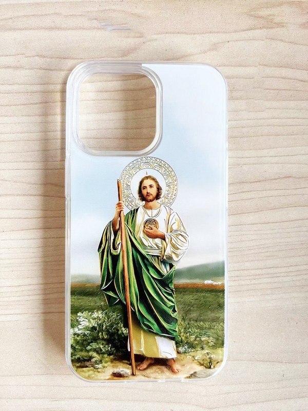 iPhone 13 13Pro Max 12 11 Elegante 3D Printed Hybrid Case San Judas Tadeo gallery