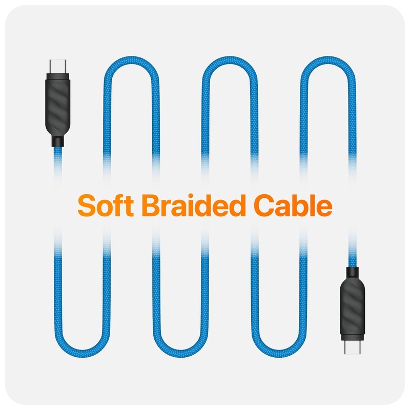 Designs Premium Braided USB-to USB-Cable, Fast 60W Charging, with iPhone 15 1... gallery