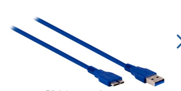 ATIVA Micro USB-A 3.0 TO MICRO-B CABLE 6FT BLUE **BRAND NEW SEALED** gallery