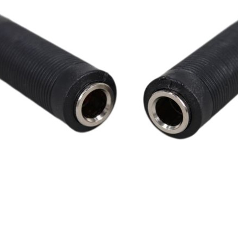 Microphone Audio Cable Connector 6.35mm Audio Stereo Double Head Plug Adaptor gallery