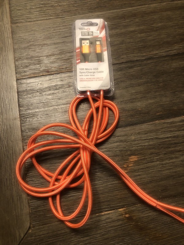 10 ft Micro USB with Cable Strap gallery