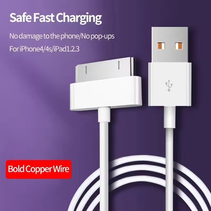USB Data Sync Cable Cord Charger for iPhone 4 4G 4S 3GS iPod Nano Touch 4G gallery