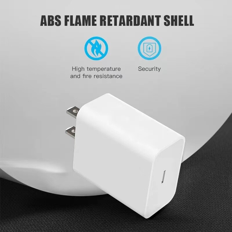 1/10/20X Lot USB C Fast Charger Cube 20W PD Adapter for iPhone 17/16Pro/16/15/14 gallery