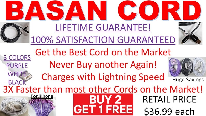 iPhone 11/12/13 PRO 3X Fast Charging 10′ Cable LIFETIME NEVER BUY AGAIN! WHITE