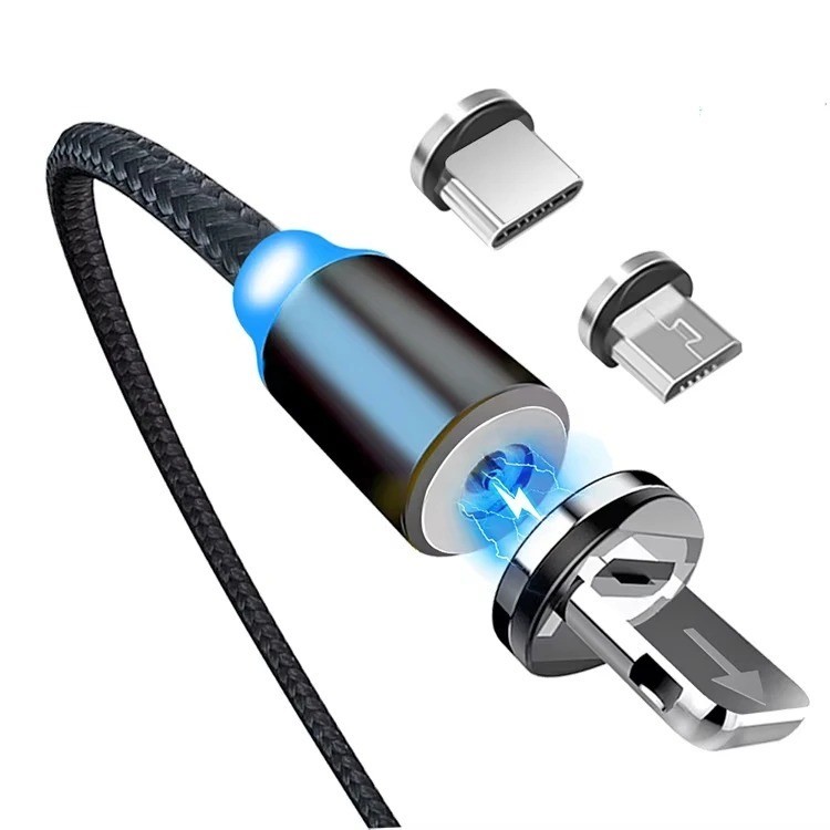 9PCS Magnetic Charging Adapter Tips USB C Micro USB 8 Pin Replacement Set gallery