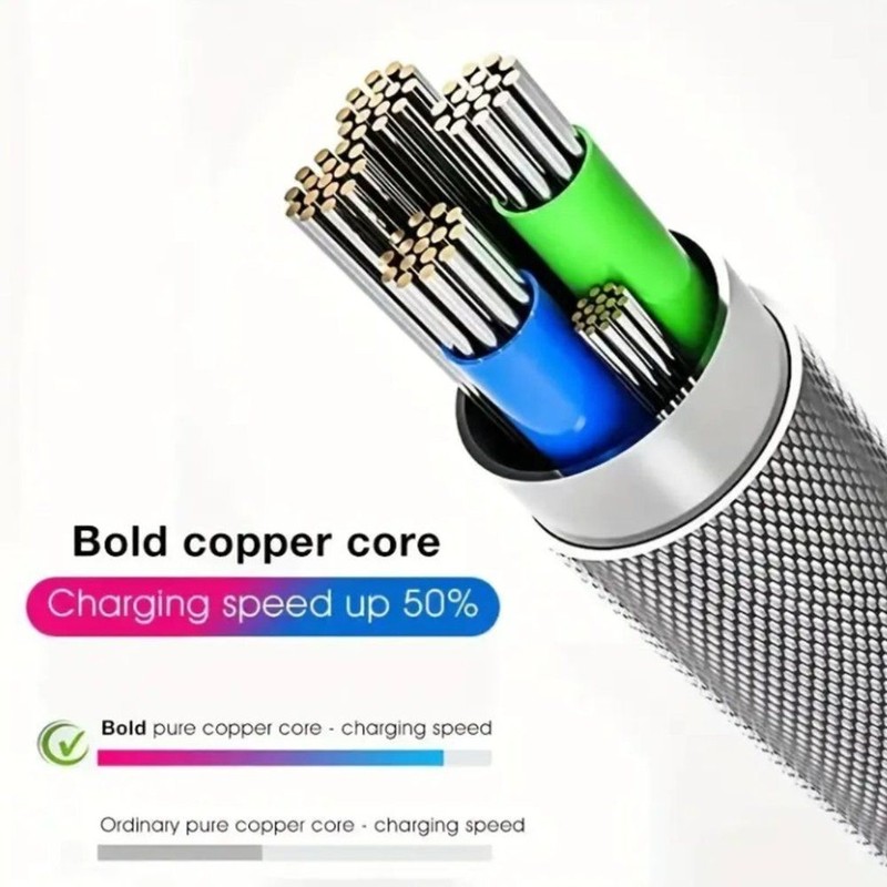 iPhone, Illuminated Charging Cable BLUE Streamer LED lights gallery