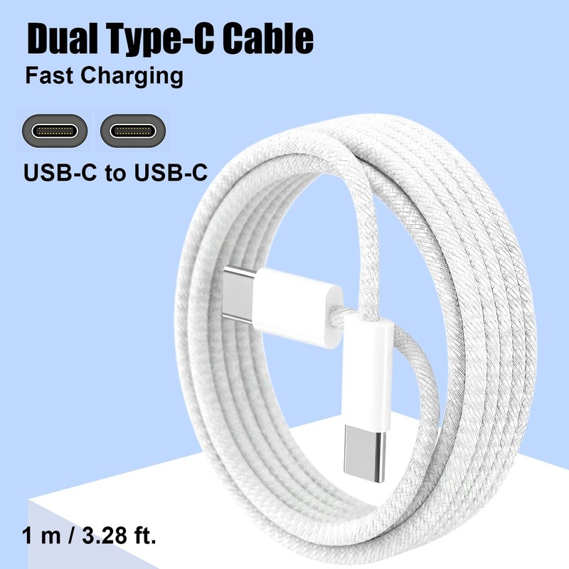 USB-C to USB C Type-C Fast Charging 60W Data SYNC Charger Cable Cord 3.28FT gallery