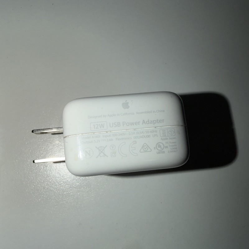 OEM Genuine Original Apple 10W/12W USB Wall Charger Power ADAPTER pre owned gallery