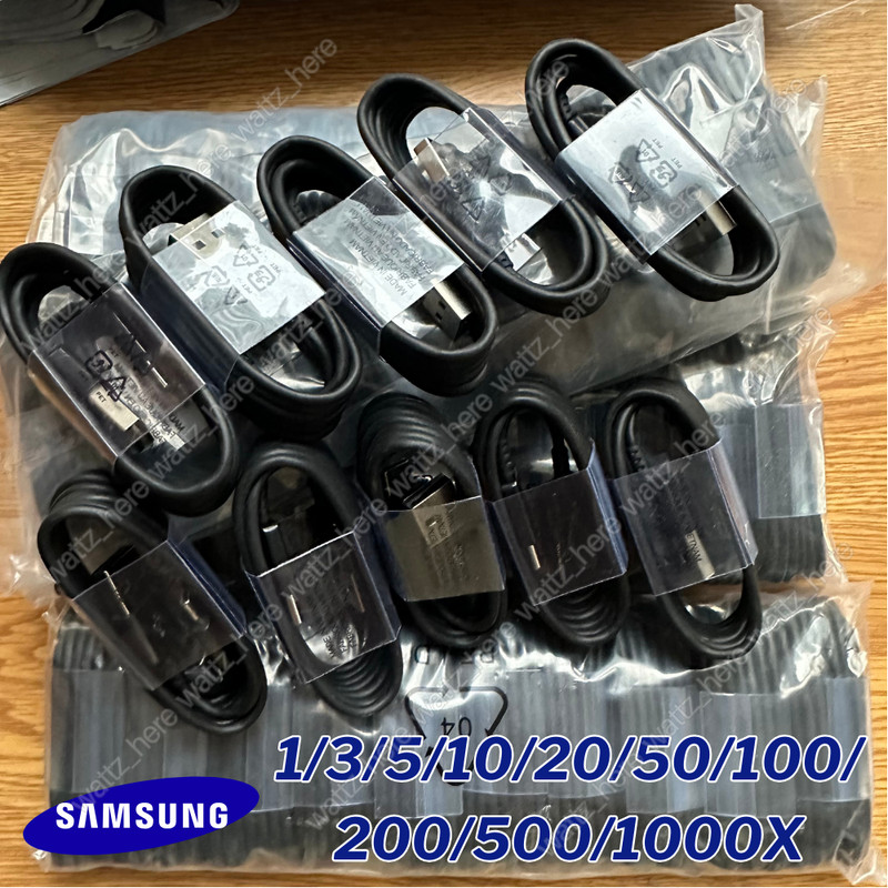 For Samsung Galaxy S20 S21 S9 iPhone 15 USB A Type-C Fast Charging Cable 4ft Lot gallery