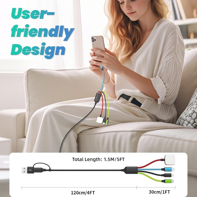 Travel Essentials 2026: 4-in-2 Charging Cable Bundle gallery