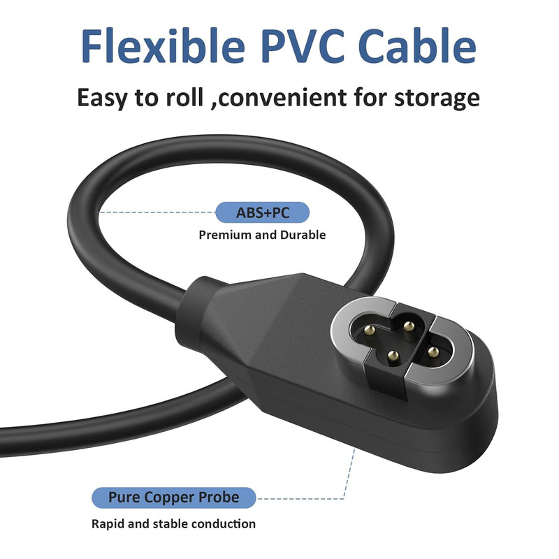 Charging Cable for Shokz Openswim Pro S710 Bone,Magnetic Charger for USB-C & USB gallery