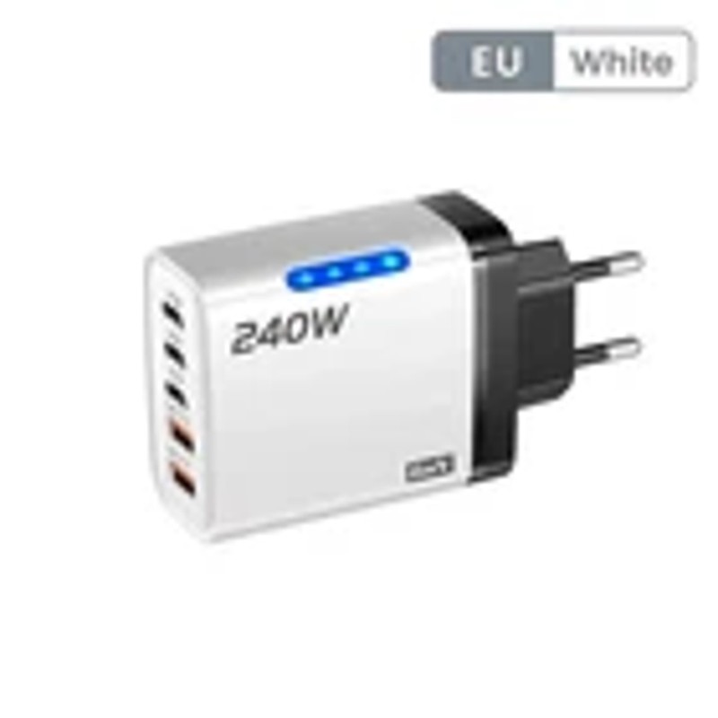 Xiaomi 240W Fast Charging Adapter 5 in 1 GaN Desktop Charger 10A USB to Type CK gallery