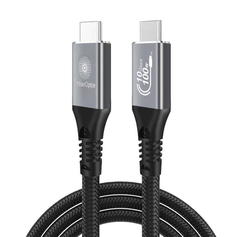 USB C to USB C Cable 16.5ft,USBC 3.1 Gen2 10Gbps Data Transfer,100W Long Fast…