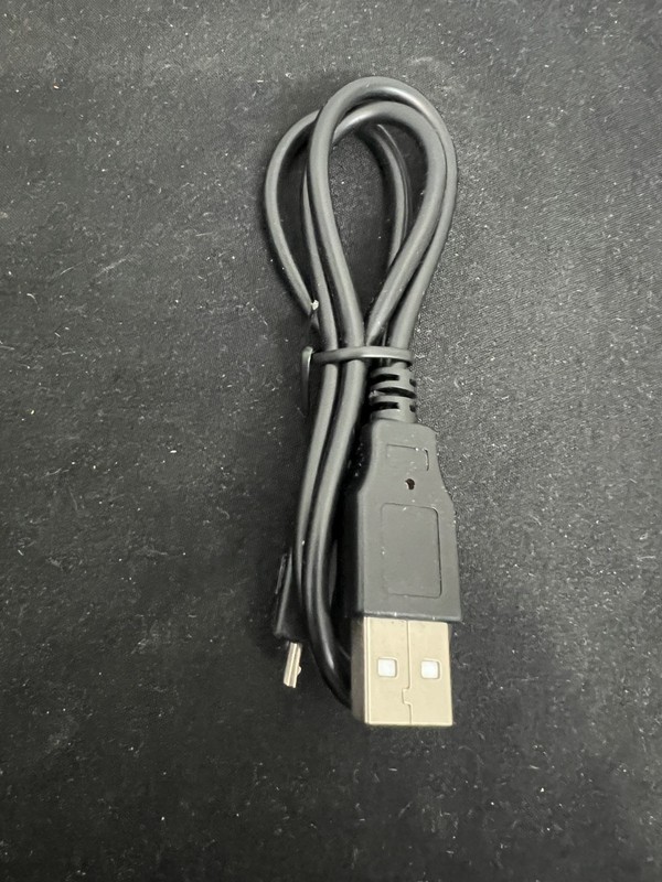Micro‑USB to USB‑A Charging Cable – Black – Never Used