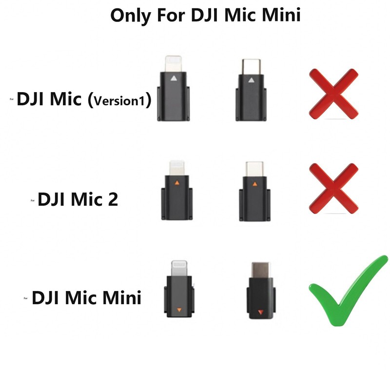 DJI Mic Mini Phone Adapter - Compatible with iPhone 14/13/12/11/XS MAX/XR/8/7 gallery