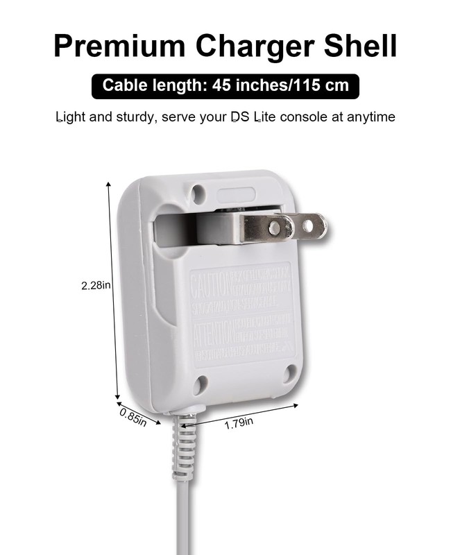 DS Lite Charger Kit, AC Power Adapter & USB Charging Cable for Nintendo DS Li... gallery