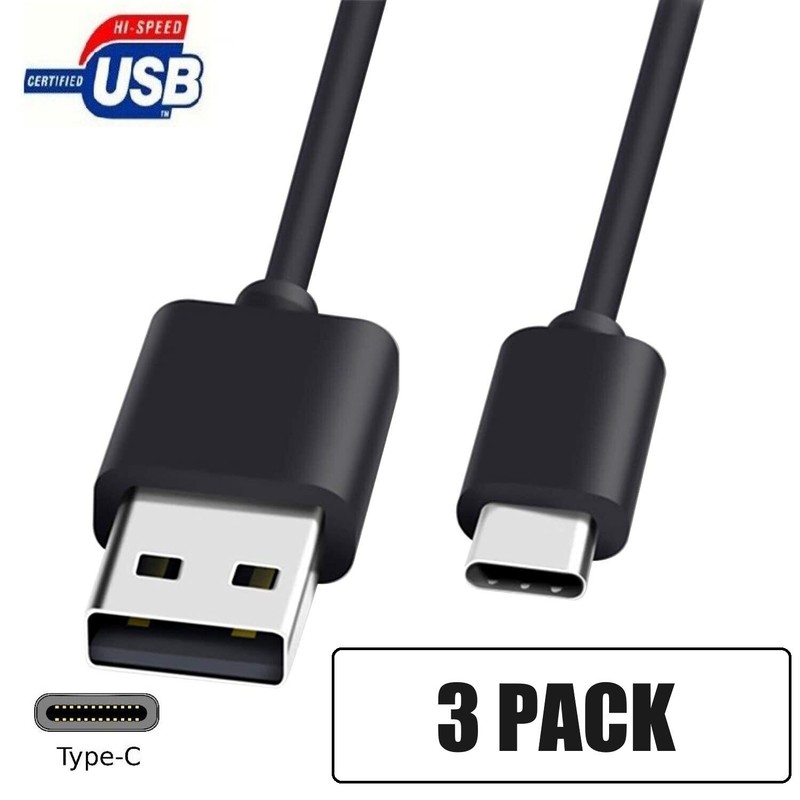 USB-C to USB-A Fast Charging Cable – 3ft / 6ft / 10ft Length Options
