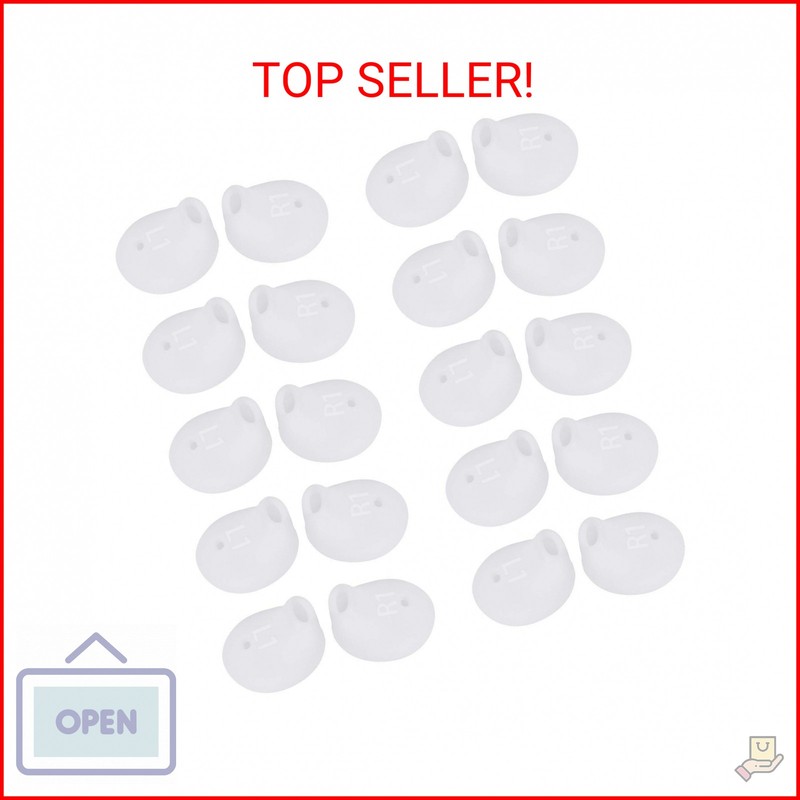 20 Pieces Silicon Replacement Earbuds Tips Cover Ear Gels Buds for Samsung Galax