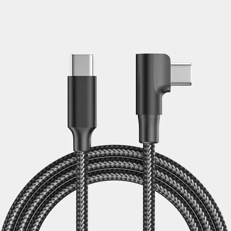 100W USB C To Type C PD Fast Charger Cable 90 Degree Angle Charging Cord Wire Fo gallery