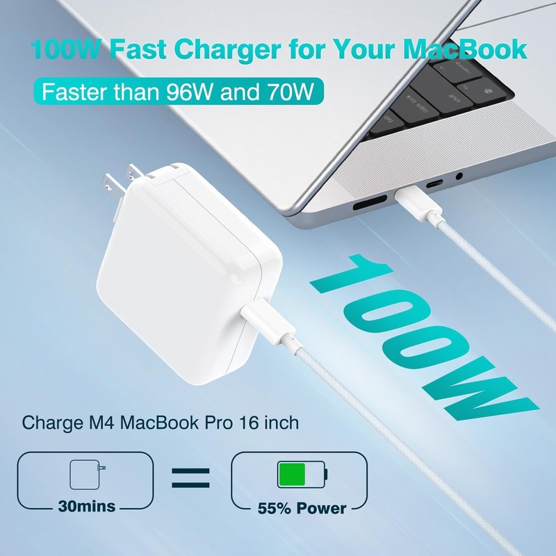 Charger for MacBook Pro 16 14 inch MacBook Air 15 13 inch 2025 2024 2023 2022... gallery
