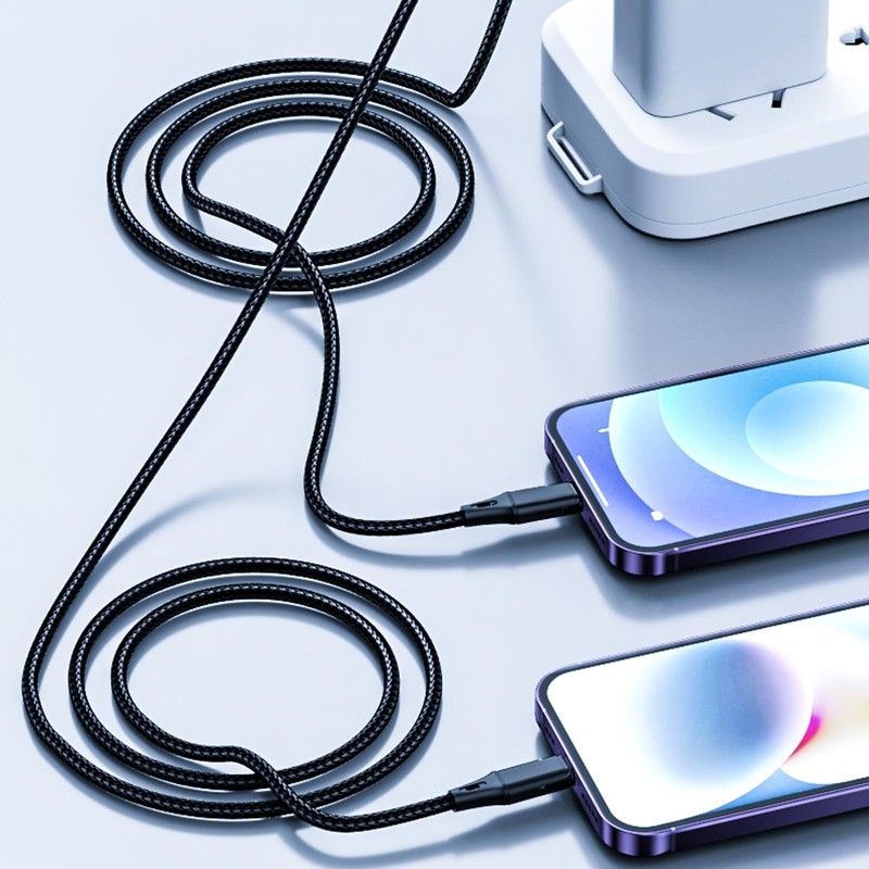 USB C Splitter Charging Cable, USB C 1 Female to 2/3 Male Y Splitter Extensio... gallery