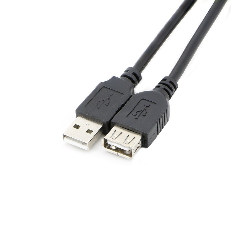 USB 2.0 Type A Male to Type A Female Extension Cable AM to AF Cord Black (30F... gallery