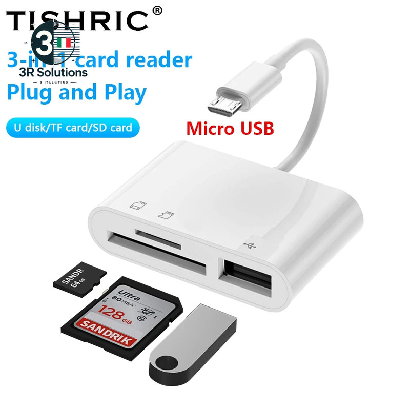USB-C Micro SD/TF Adapter for Macbook, Android & PC | TISHRIC gallery
