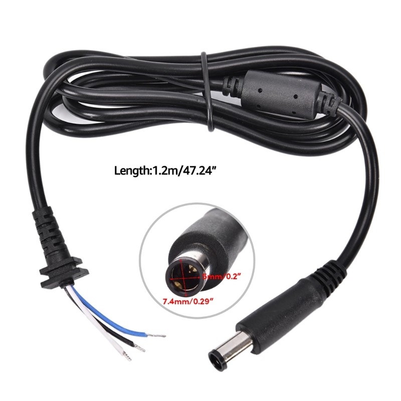 7.5x5.0mm DC Power Charger Plug Cable Connector for Laptop 65W Power gallery