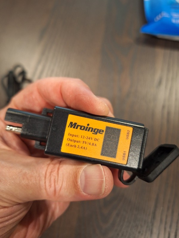 Motorcycle USB Charger, "Mroinge" 4.8A SAE to USB Adapter gallery