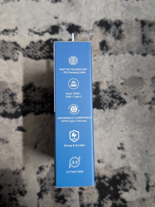 Premium Warner Fast Dual Home Adapter + Type C Pd Silicon Charging Cable Combo gallery