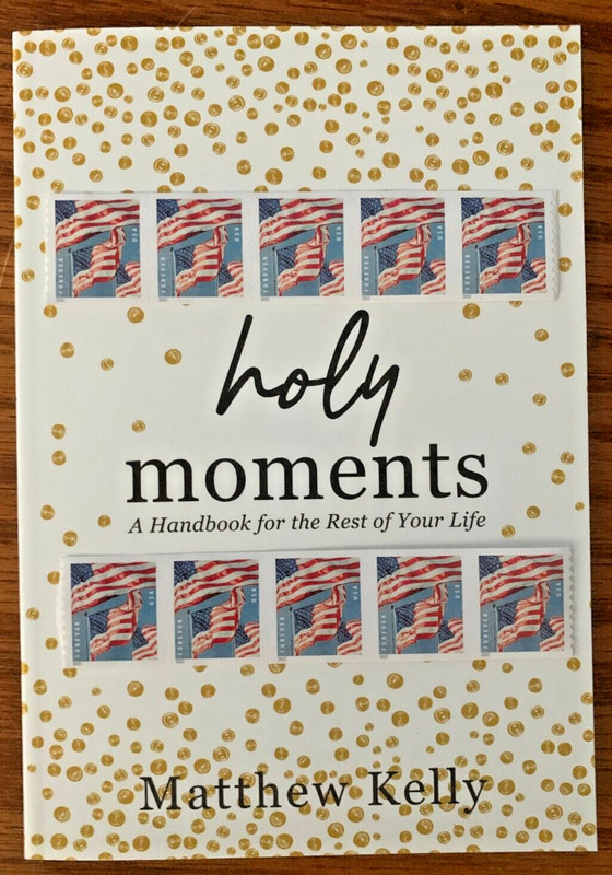 (10) USPS Forever Stamps Postage For First Class Mail Free Holy Moments Book New