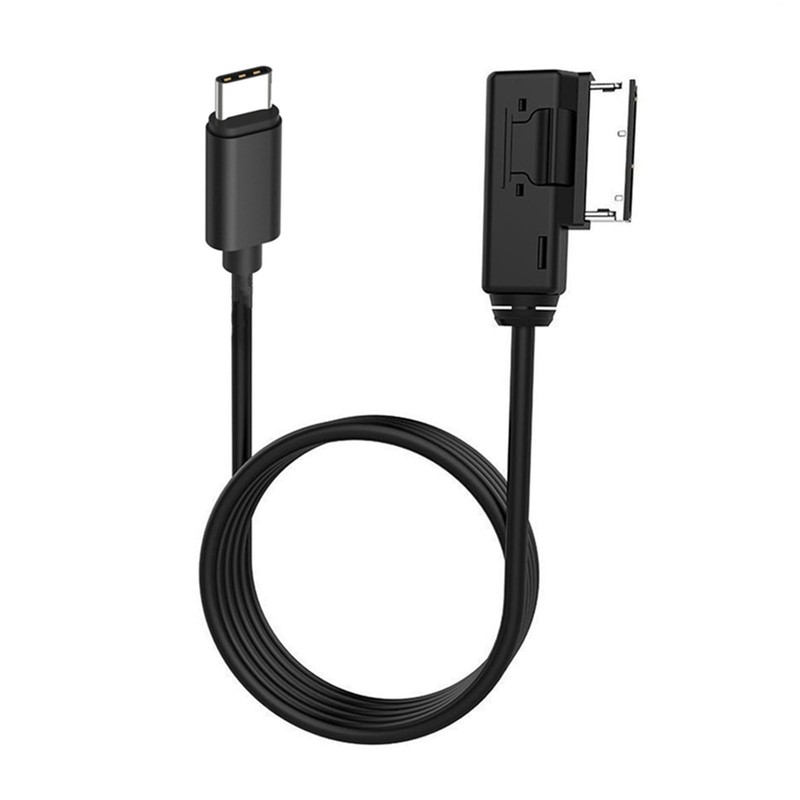 2 in 1 AMI Music Interface Charg to Type C Adapter Aux Cable for A4 A3(MMI 3G...