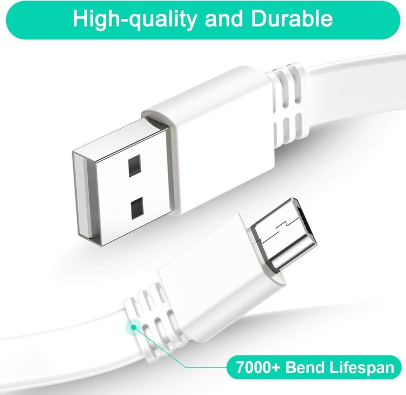 Essential 30 FT USB Power Cable - Flat Cord for Hassle-Free Security Setup gallery