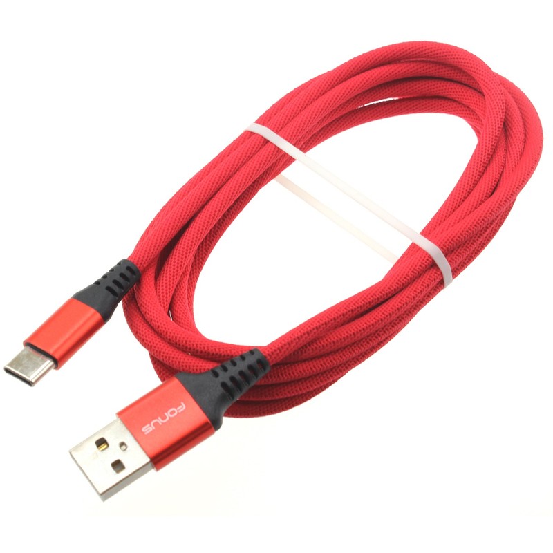 Red 10ft USB-C Cable Type-C Charger Cord Power Wire Long for Cell Phones gallery