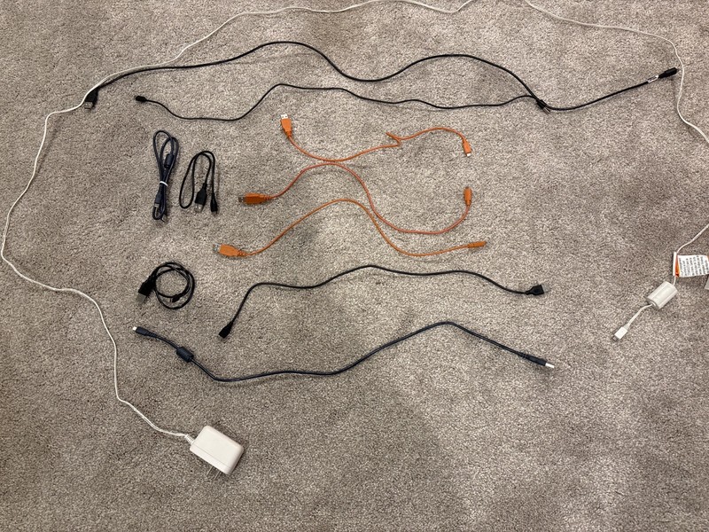 Miscellaneous USB-A to Micro USB Cables Lot gallery