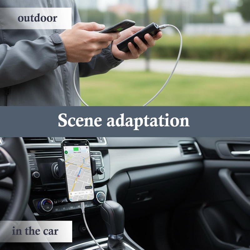 USB to USB Cable 6ft, 60W PD Fast Charging, USB 2.0, Nylon Braided, USB-IF Ce... gallery