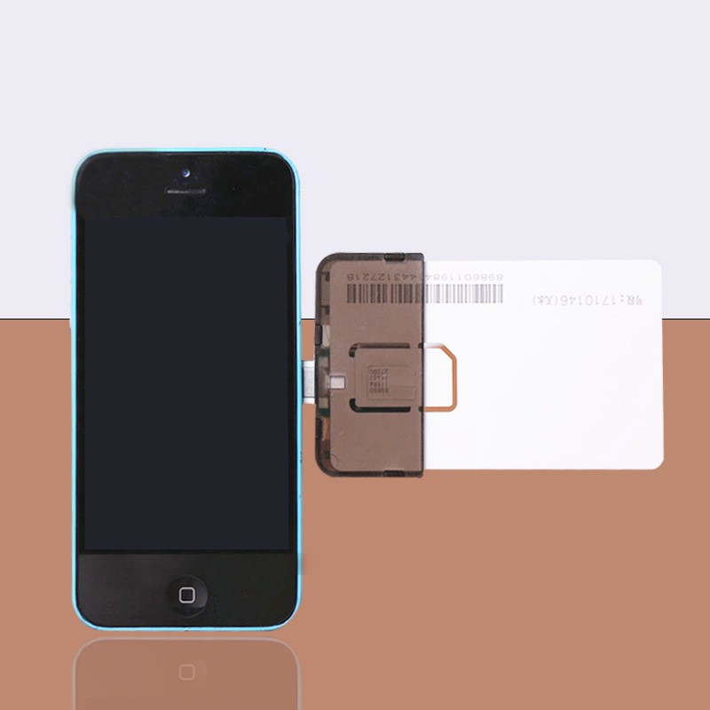 SIM Card Adapter SIM Card Reader Mini SIM Nano for iOS Phone5/6/7/8/X(Plug&Play) gallery