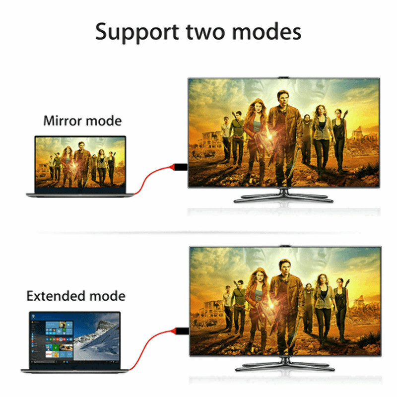 6FT USB-C Type C to HDMI HDTV TV Cable Adapter For iPhone 16,16 Plus, 16 Pro Max gallery