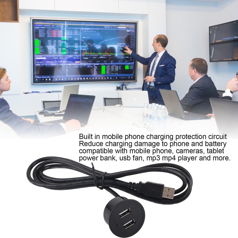 USB Output 2 USB Charging Socket With 1.5m Cable Embedded Installation 5Vˇ gallery