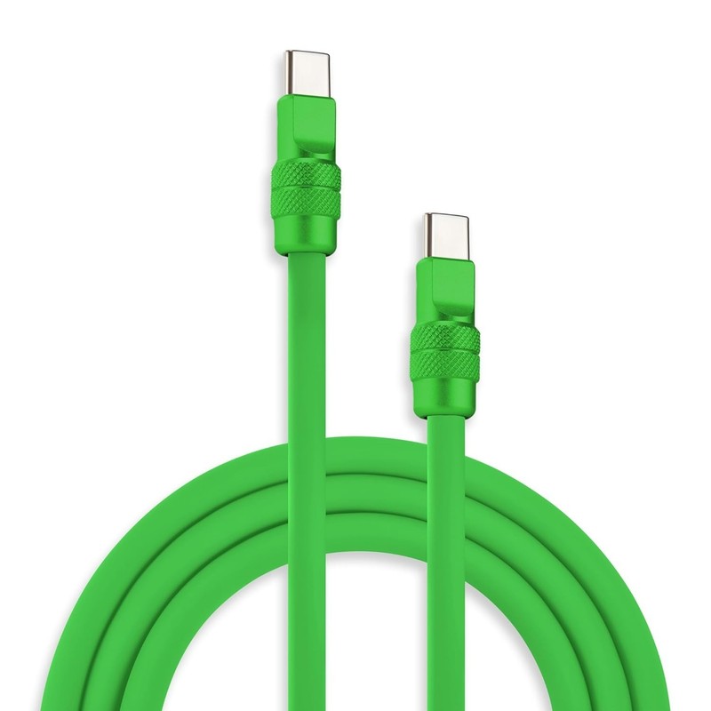 Chubby 2.0 USB C 240W Fast Charging Cable 6.6ft (2m), Green