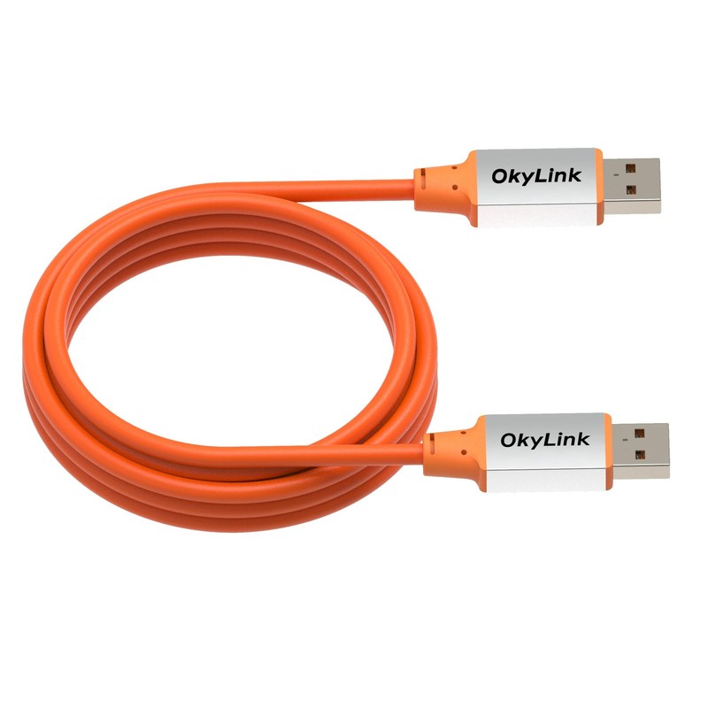 10FT 3M USB 3.2 Gen 2 A-A Male To Male Cable 10Gbps High Speed Orange gallery