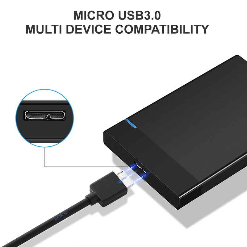 Micro USB 3.0 Cable High Speed Data SYNC For HDD Portable External Hard Drive gallery