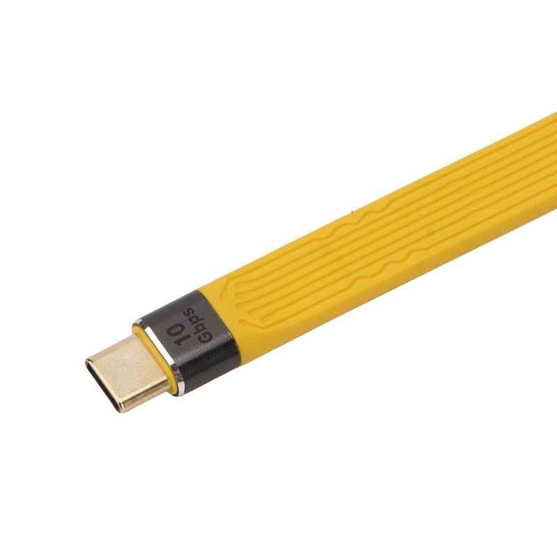 Short USB A to USB C Cable Portable Small FPC Flexible Cable PD 100w 5A 10Gbps gallery