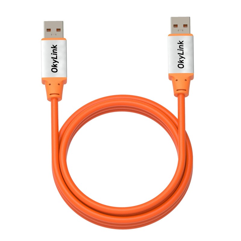 10FT 3M USB 3.2 Gen 2 A-A Male To Male Cable 10Gbps High Speed Orange gallery