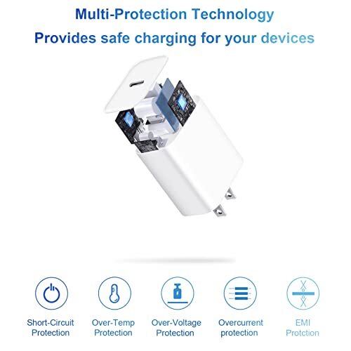 Carga Rapida USB-C De 20W Cargador Para iPhone 13 12 11 Pro Max XS X 8 Plus gallery