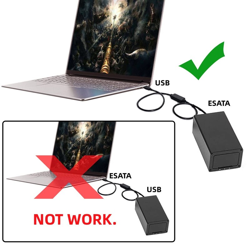 USB 3.0 to eSATA Adapter 6Gbps for Hard Disk, USB 3.0 to eSATA External SATA ... gallery