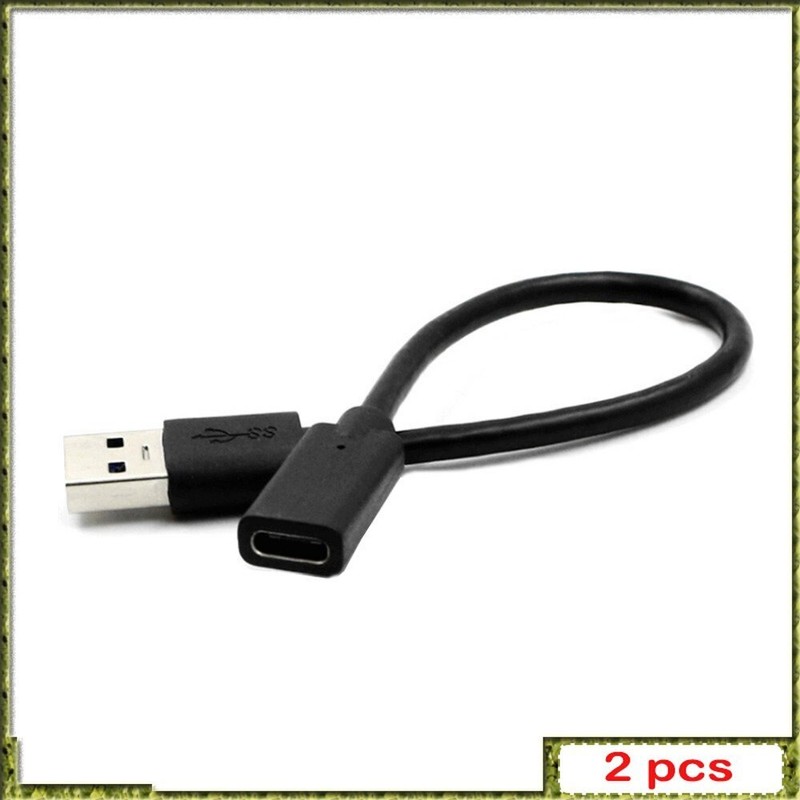 2pcs 20cm USB 3.1 Type C Female To USB 3.0 Male Port Cable USB-C To Type-A