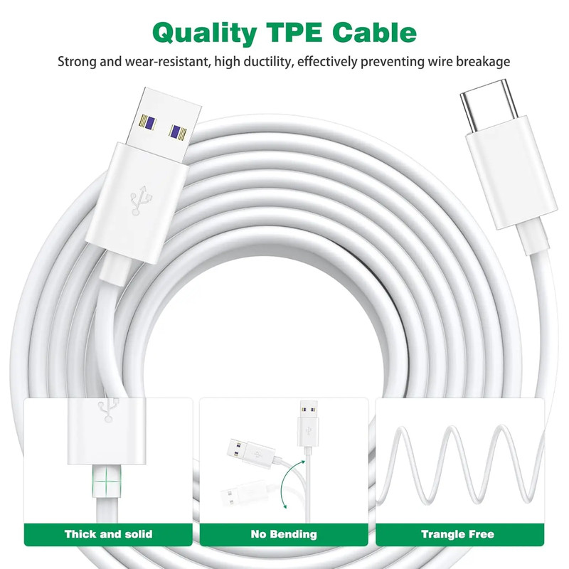 0.3/1/3/5/8/10/12M USB C Cable Long Power Extension Cord for Xiaomi Mi Camera La gallery