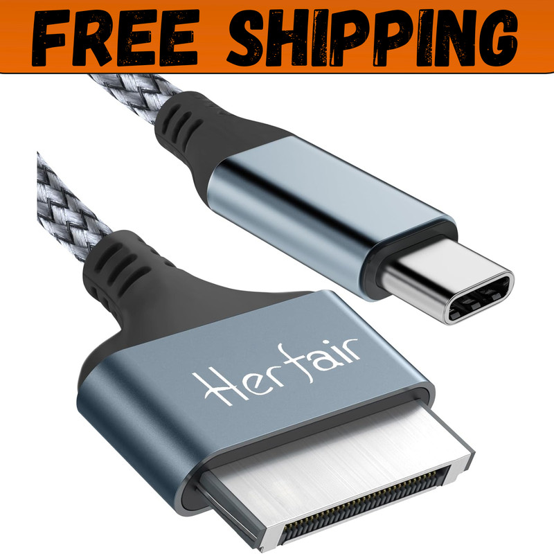 30 Pin to USB C Adapter Ipod Charger Nylon Braided Fast Charging Data Cord Next