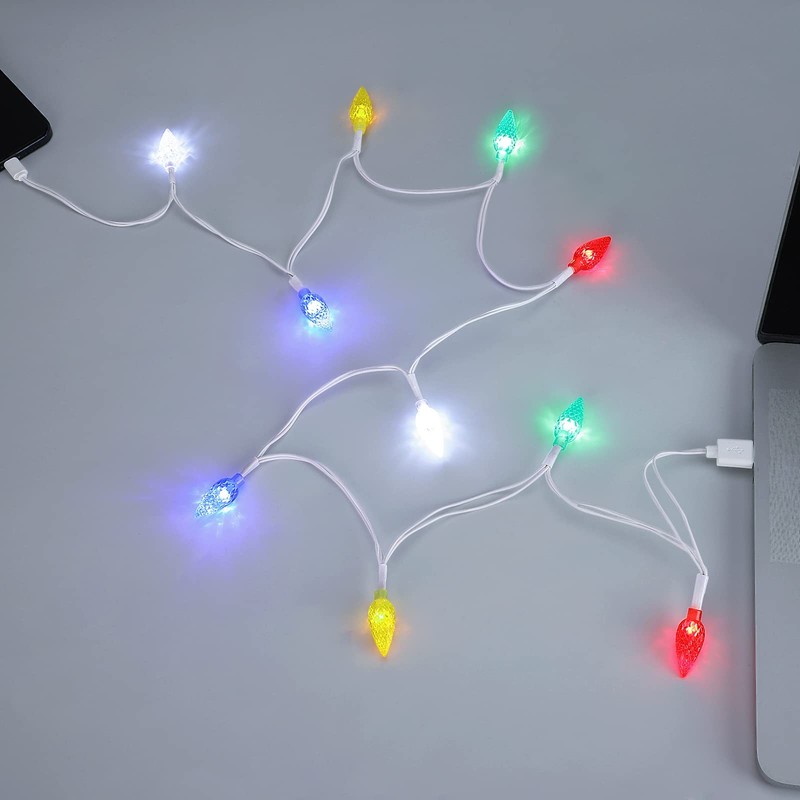 Christmas Light iPhone Charger Cord USB Charging Cable Gift for iPhone 17/16/…